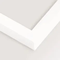 White frame finish